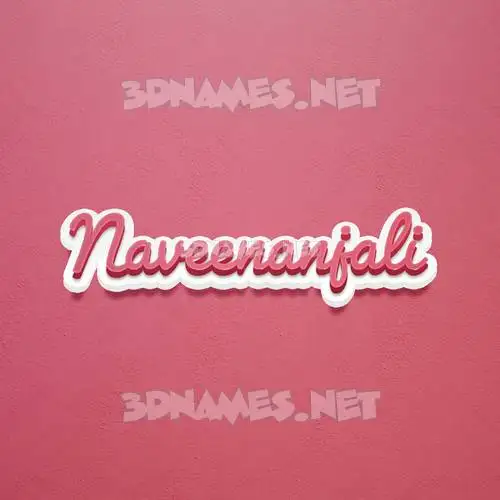 naveenanjali in Red Scribble style - 3D name wallpaper naveenanjali in Red Scribble style - 3D name wallpaper