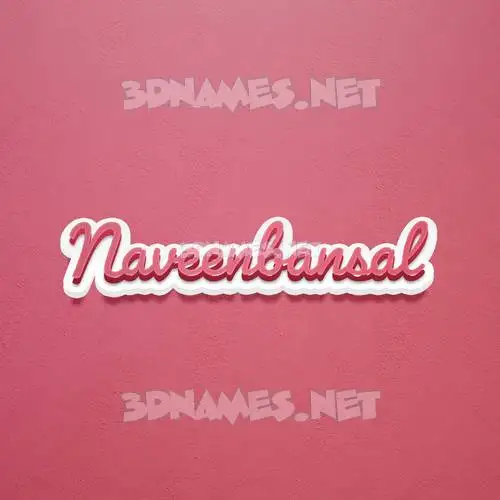 naveenbansal in Red Scribble style - 3D name wallpaper naveenbansal in Red Scribble style - 3D name wallpaper