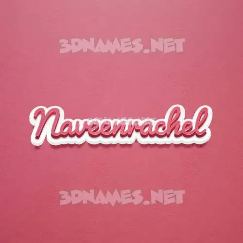 naveenrachel in Red Scribble style - 3D name wallpaper naveenrachel in Red Scribble style - 3D name wallpaper
