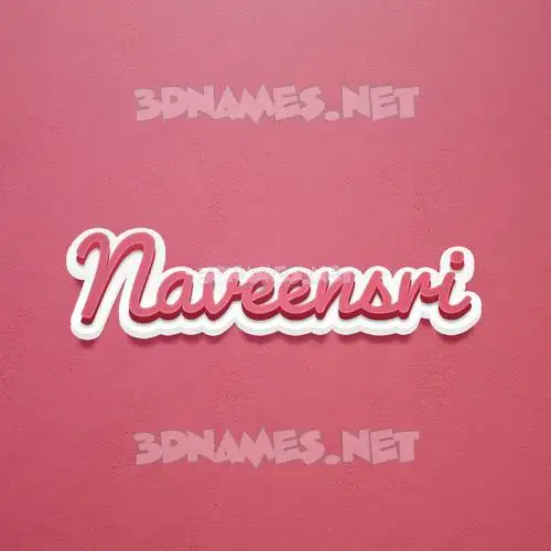 naveensri in Red Scribble style - 3D name wallpaper naveensri in Red Scribble style - 3D name wallpaper