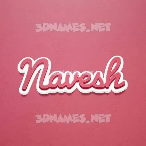 navesh in Red Scribble style - 3D name wallpaper navesh in Red Scribble style - 3D name wallpaper