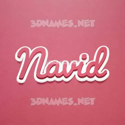 navid in Red Scribble style - 3D name wallpaper navid in Red Scribble style - 3D name wallpaper