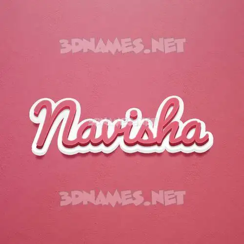 navisha in Red Scribble style - 3D name wallpaper navisha in Red Scribble style - 3D name wallpaper