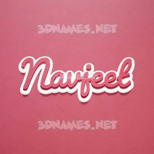 navjeet in Red Scribble style - 3D name wallpaper