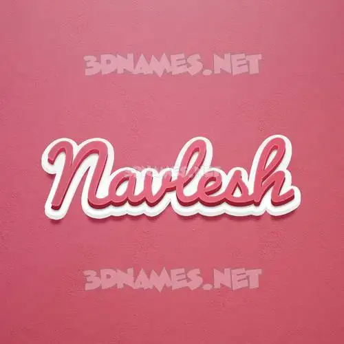 navlesh in Red Scribble style - 3D name wallpaper navlesh in Red Scribble style - 3D name wallpaper