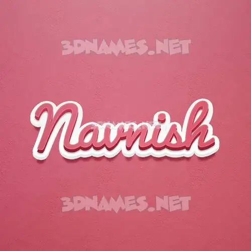 navnish in Red Scribble style - 3D name wallpaper navnish in Red Scribble style - 3D name wallpaper