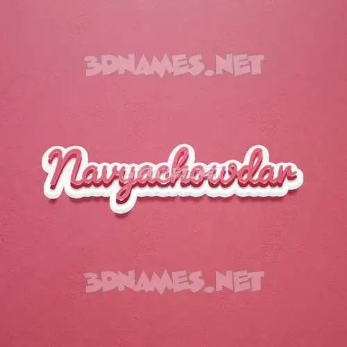 navyachowdar in Red Scribble style - 3D name wallpaper navyachowdar in Red Scribble style - 3D name wallpaper