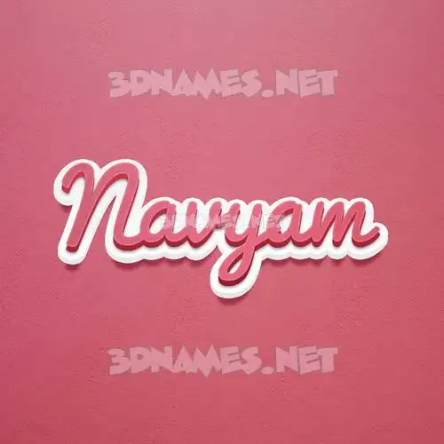 navyam in Red Scribble style - 3D name wallpaper navyam in Red Scribble style - 3D name wallpaper