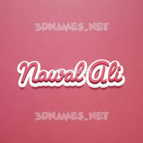 nawal ali in Red Scribble style - 3D name wallpaper nawal ali in Red Scribble style - 3D name wallpaper