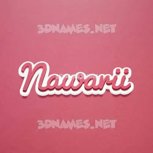 nawarii in Red Scribble style - 3D name wallpaper nawarii in Red Scribble style - 3D name wallpaper