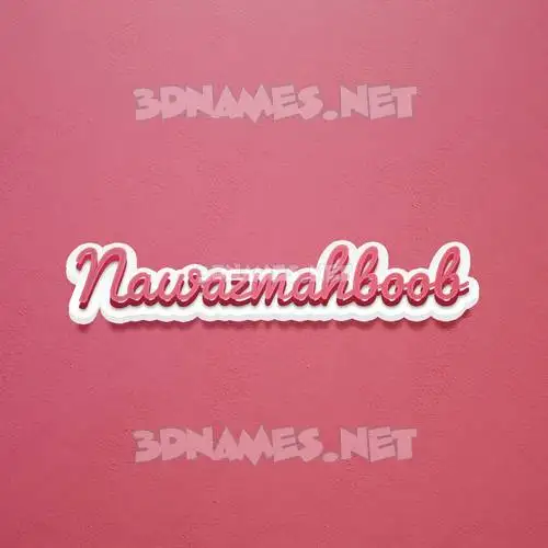 nawazmahboob in Red Scribble style - 3D name wallpaper nawazmahboob in Red Scribble style - 3D name wallpaper