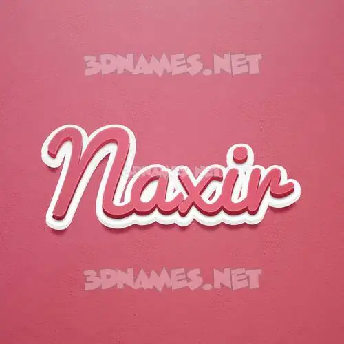 naxir in Red Scribble style - 3D name wallpaper naxir in Red Scribble style - 3D name wallpaper
