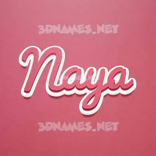 naya in Red Scribble style - 3D name wallpaper naya in Red Scribble style - 3D name wallpaper
