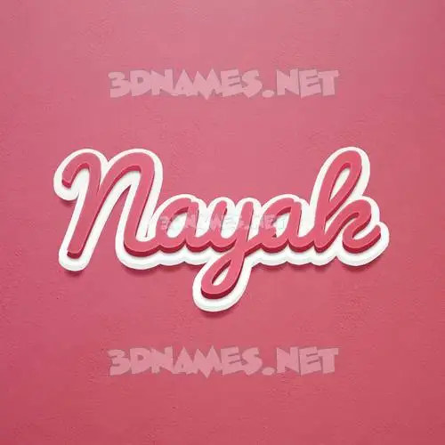 nayak in Red Scribble style - 3D name wallpaper nayak in Red Scribble style - 3D name wallpaper