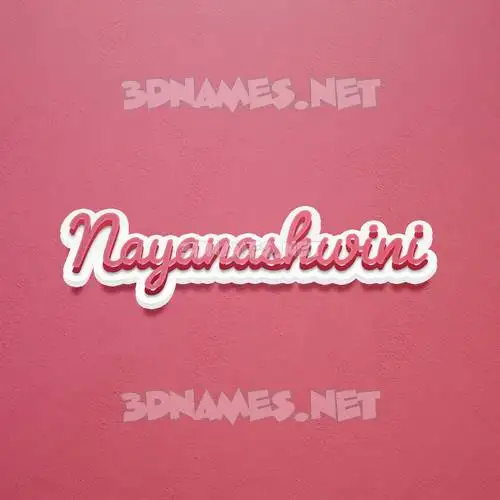 nayanashwini in Red Scribble style - 3D name wallpaper nayanashwini in Red Scribble style - 3D name wallpaper