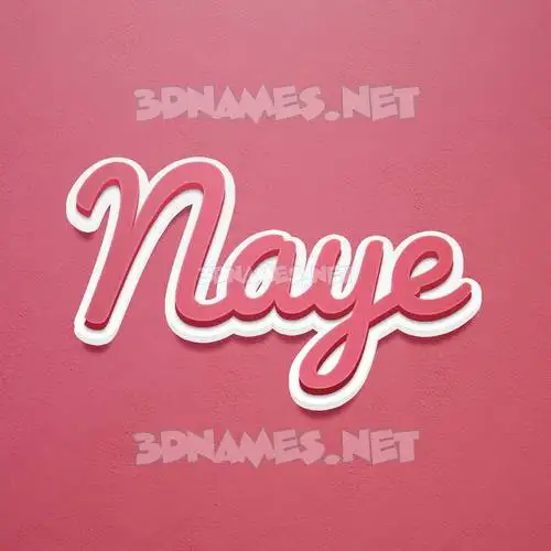 naye in Red Scribble style - 3D name wallpaper naye in Red Scribble style - 3D name wallpaper