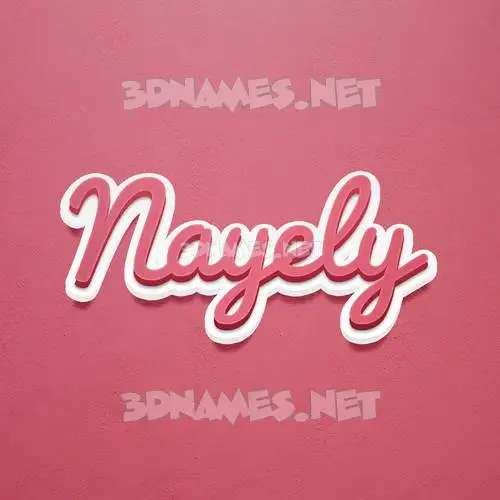 nayely in Red Scribble style - 3D name wallpaper nayely in Red Scribble style - 3D name wallpaper