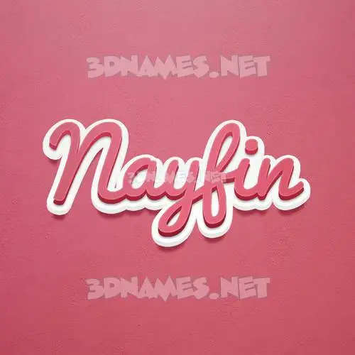 nayfin in Red Scribble style - 3D name wallpaper nayfin in Red Scribble style - 3D name wallpaper