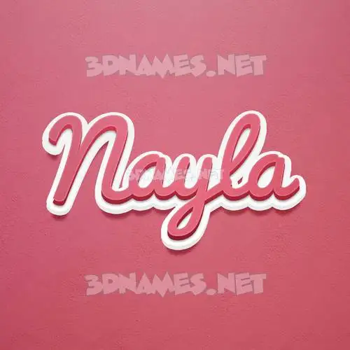 nayla in Red Scribble style - 3D name wallpaper nayla in Red Scribble style - 3D name wallpaper