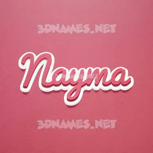 nayma in Red Scribble style - 3D name wallpaper nayma in Red Scribble style - 3D name wallpaper