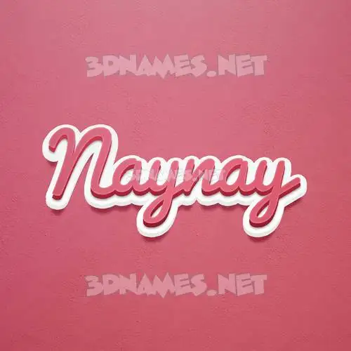 naynay in Red Scribble style - 3D name wallpaper naynay in Red Scribble style - 3D name wallpaper