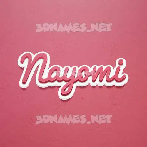 nayomi in Red Scribble style - 3D name wallpaper nayomi in Red Scribble style - 3D name wallpaper