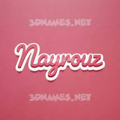 nayrouz in Red Scribble style - 3D name wallpaper nayrouz in Red Scribble style - 3D name wallpaper