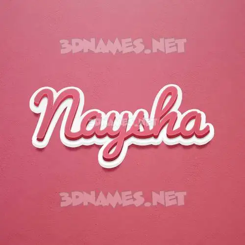 naysha in Red Scribble style - 3D name wallpaper naysha in Red Scribble style - 3D name wallpaper