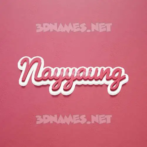 nayyaung in Red Scribble style - 3D name wallpaper nayyaung in Red Scribble style - 3D name wallpaper