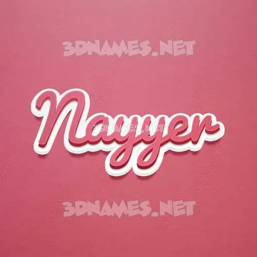 nayyer in Red Scribble style - 3D name wallpaper nayyer in Red Scribble style - 3D name wallpaper