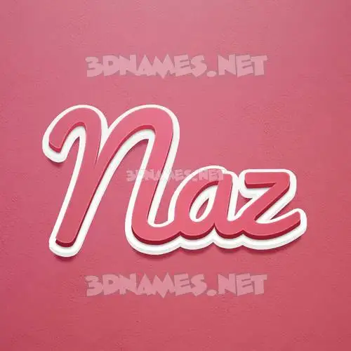 naz in Red Scribble style - 3D name wallpaper naz in Red Scribble style - 3D name wallpaper