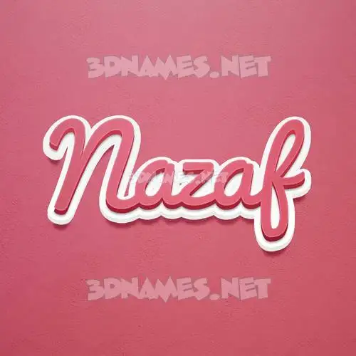 nazaf in Red Scribble style - 3D name wallpaper nazaf in Red Scribble style - 3D name wallpaper