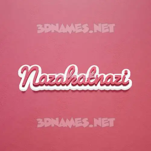 nazakatnazi in Red Scribble style - 3D name wallpaper nazakatnazi in Red Scribble style - 3D name wallpaper