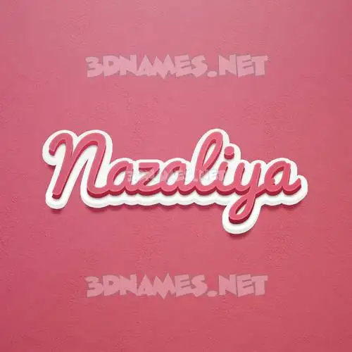 nazaliya in Red Scribble style - 3D name wallpaper nazaliya in Red Scribble style - 3D name wallpaper