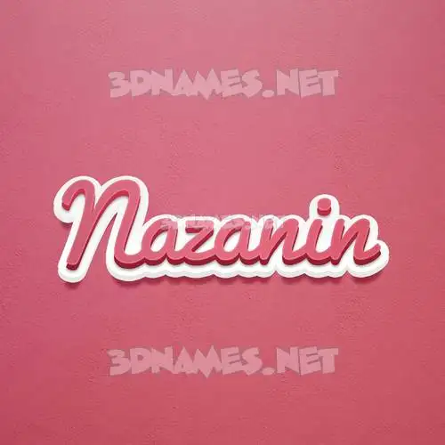 nazanin in Red Scribble style - 3D name wallpaper nazanin in Red Scribble style - 3D name wallpaper