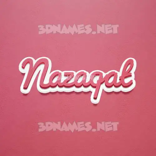nazaqat in Red Scribble style - 3D name wallpaper nazaqat in Red Scribble style - 3D name wallpaper