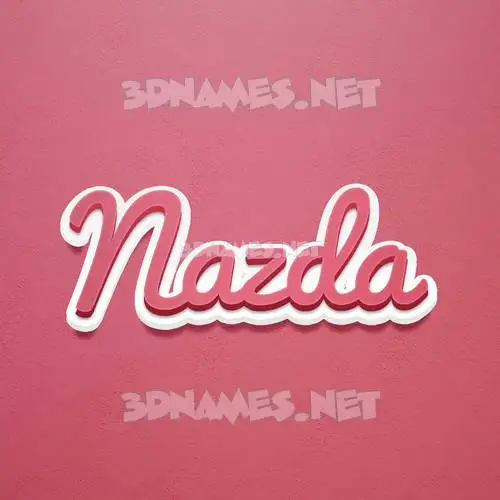 nazda in Red Scribble style - 3D name wallpaper nazda in Red Scribble style - 3D name wallpaper