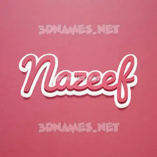 nazeef in Red Scribble style - 3D name wallpaper nazeef in Red Scribble style - 3D name wallpaper