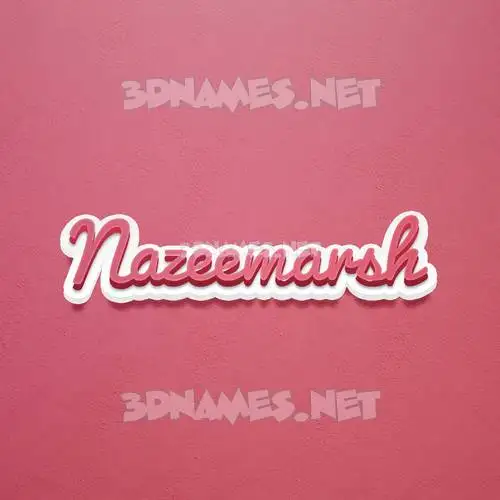 nazeemarsh in Red Scribble style - 3D name wallpaper nazeemarsh in Red Scribble style - 3D name wallpaper
