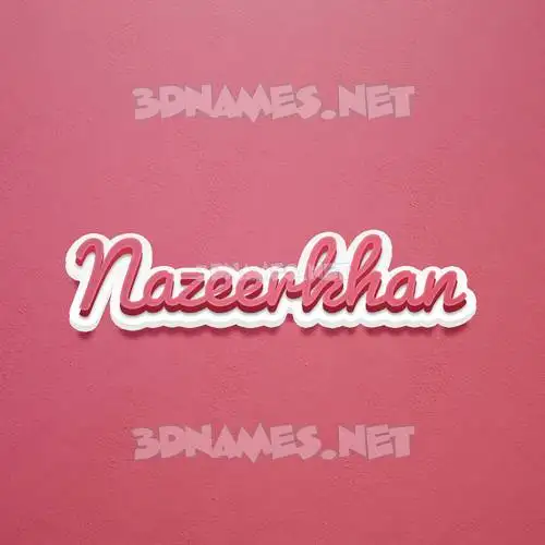 nazeerkhan in Red Scribble style - 3D name wallpaper nazeerkhan in Red Scribble style - 3D name wallpaper