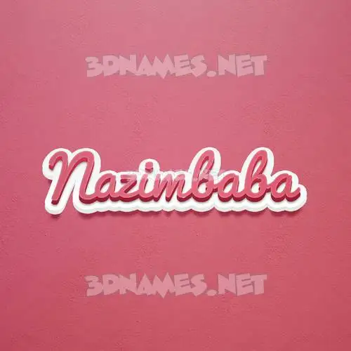 nazimbaba in Red Scribble style - 3D name wallpaper nazimbaba in Red Scribble style - 3D name wallpaper