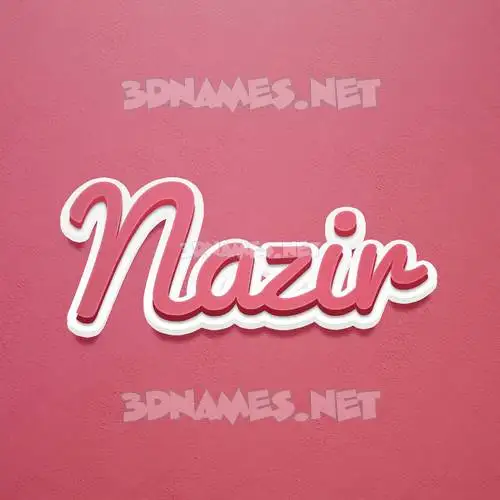 nazir in Red Scribble style - 3D name wallpaper nazir in Red Scribble style - 3D name wallpaper