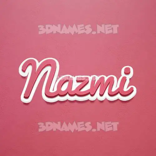 nazmi in Red Scribble style - 3D name wallpaper nazmi in Red Scribble style - 3D name wallpaper