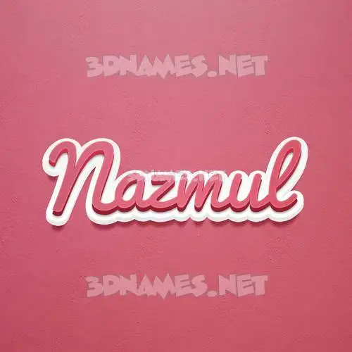 nazmul in Red Scribble style - 3D name wallpaper nazmul in Red Scribble style - 3D name wallpaper