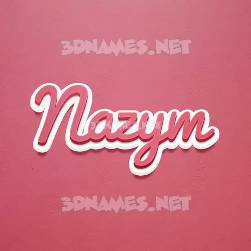 nazym in Red Scribble style - 3D name wallpaper nazym in Red Scribble style - 3D name wallpaper
