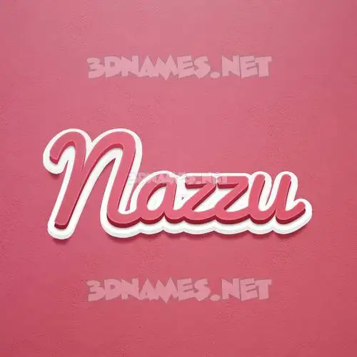 nazzu in Red Scribble style - 3D name wallpaper nazzu in Red Scribble style - 3D name wallpaper