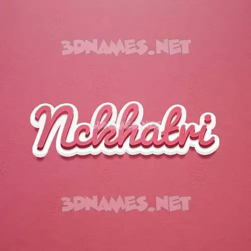 nckhatri in Red Scribble style - 3D name wallpaper nckhatri in Red Scribble style - 3D name wallpaper