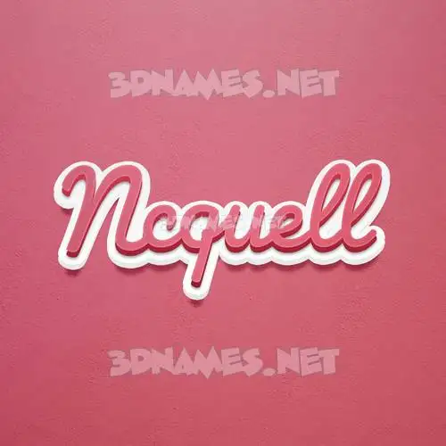 ncquell in Red Scribble style - 3D name wallpaper ncquell in Red Scribble style - 3D name wallpaper