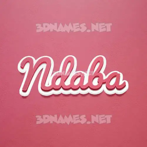 ndaba in Red Scribble style - 3D name wallpaper ndaba in Red Scribble style - 3D name wallpaper