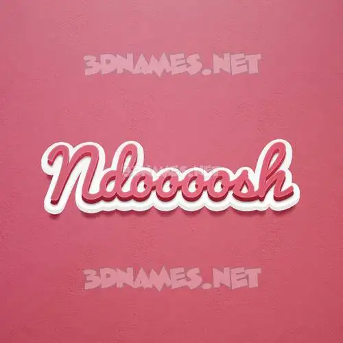 ndoooosh in Red Scribble style - 3D name wallpaper ndoooosh in Red Scribble style - 3D name wallpaper